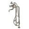 Kingston Brass CCK226K8 Freestanding Clawfoot Tub Faucet Package with Supply Line, Brushed Nickel CCK226K8 - alternate 1